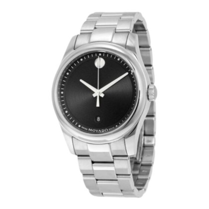Movado MW-0606481 Black Dial Stainless Steel Men Watch